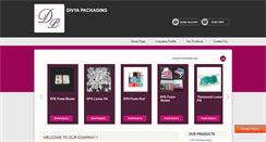 Desktop Screenshot of divyapackaging.com
